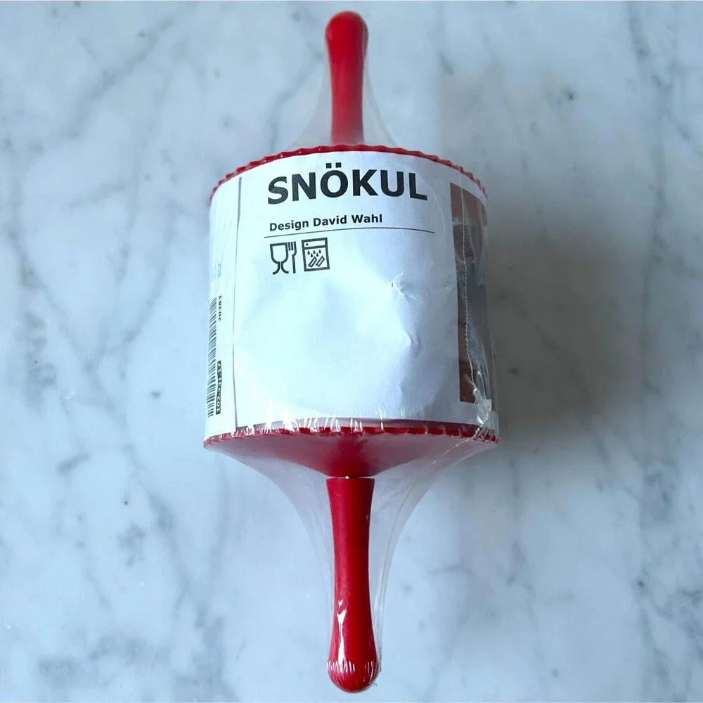 IKEA Snokul Cookie Cutter Pastry Dough Roller Christmas Tree-Star-Heart-Flower